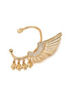 YouBella Fashion Jewellery Gold Plated Wing Shape Earcuff Earring for Girls and Women - for Single Ear (Gold) (YBEAR_33136)